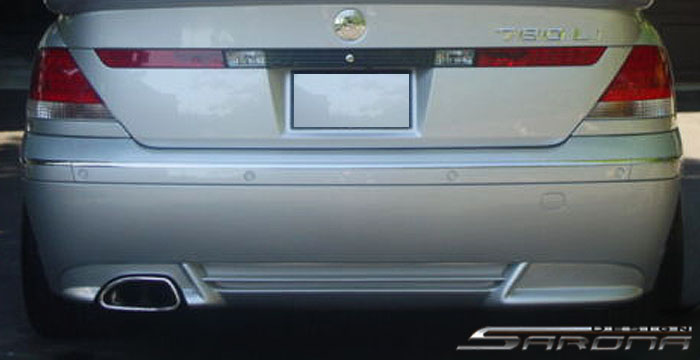 Custom BMW 7 Series  Sedan Rear Add-on Lip (2002 - 2005) - $299.00 (Part #BM-009-RA)